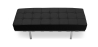 Buy City Bench (2 seats) - Premium Leather Black 13220 at MyFaktory