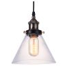 Buy Edison Small Crystal Lampshade Pendant Lamp - Carbon Steel Bronze 50874 - in the EU