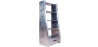Buy Metal Shelf with Drawer - Aviator Style - 4 Shelves - Zack Metallic light grey 48356 - prices