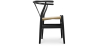 Buy Dining Chair Scandinavian Design Wooden Cord Seat - Wish Black 16432 at MyFaktory