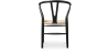 Buy Dining Chair Scandinavian Design Wooden Cord Seat - Wish Black 16432 in the Europe
