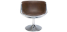 Buy Aviator Brandy chair - Aged effect microfiber imitation leather Brown 26716 - in the EU