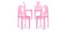 Buy X4 Dining chair Victoire Design Transparent Pink transparent 16459 in the Europe