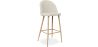 Buy Fabric Upholstered Stool - Scandinavian Design - 76cm - Bennett Beige 59356 in the Europe