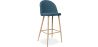 Buy Fabric Upholstered Stool - Scandinavian Design - 76cm - Bennett Turquoise 59356 - in the EU