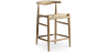 Buy Rope Design Bar Stool Boho Bali - 65cm - Wood Natural wood 59882 - in the EU