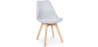 Buy Scandinavian Padded Dining Chair Light grey 59892 - in the EU