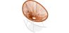 Buy Acapulco Rocking Chair - White legs - New edition Orange 59902 - prices