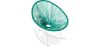 Buy Acapulco Rocking Chair - White legs - New edition Pastel green 59902 - in the EU