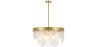 Buy Design Glass Hanging Lamp - Loren Gold 59928 - in the EU