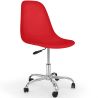 Buy Swivel office chair with casters - Brielle Red 59863 in the Europe