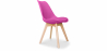 Buy Brielle Scandinavian design Chair with cushion  Fuchsia 58293 home delivery