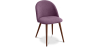 Buy Dining Chair - Upholstered in Fabric - Scandinavian Style -Bennett Purple 58982 - prices