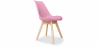 Buy Brielle Scandinavian design Chair with cushion  Pastel pink 58293 in the Europe