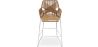 Buy Bar Stool Design Boho Bali Rattan Synthetic 75cm - Zane Natural wood 60005 - in the EU