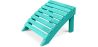 Buy Garden Chair Footrest Adirondack Wood Outdoor Furniture - Anela Green 60006 in the Europe