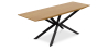 Buy Wooden Industrial Dining Table (220x95 cm) - Holh Natural wood 60019 - in the EU