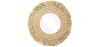 Buy Wall Mirror - Boho Bali Round Design (60 cm) - Paui Natural wood 60061 - in the EU