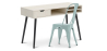Buy Desk Table Wooden Design Scandinavian Style Viggo + Bistrot Metalix Chair New edition Pale green 60065 home delivery