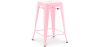 Buy Bar Stool Bistrot Metalix Industrial Design Metal - 60 cm - New Edition Pink 60122 in the Europe