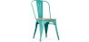Buy Dining Chair Bistrot Metalix Industrial Metal and Light Wood - New Edition Pastel green 60123 - in the EU