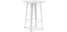 Buy Bar Table Bistrot Metalix industrial Metal - 100cm- New Edition White 60127 - prices