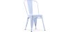 Buy Dining chair Bistrot Metalix industrial Metal - New Edition Grey blue 60136 - in the EU
