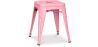 Buy Industrial Design Stool - 45cm - New Edition - Metalix Pink 60139 in the Europe