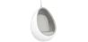 Buy Suspension Ele Chair Style - White Exterior - Fabric Grey 16504 home delivery