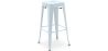 Buy Bar Stool - Industrial Design - 76cm - Metalix Grey blue 60148 home delivery