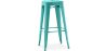 Buy Bar Stool - Industrial Design - 76cm - Metalix Pastel green 60148 at MyFaktory