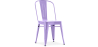 Buy Dining chair Bistrot Metalix Industrial Square Metal - New Edition Pastel Purple 32871 - in the EU