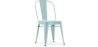 Buy Dining chair Bistrot Metalix Industrial Square Metal - New Edition Pale Green 32871 in the Europe