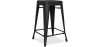 Buy Bistrot Metalix Stool Matte Metal - 60cm - New edition Black 60324 - in the EU