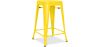 Buy Bistrot Metalix Stool Matte Metal - 60cm - New edition Yellow 60324 in the Europe