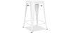 Buy Bistrot Metalix Stool Matte Metal - 60cm - New edition White 60324 home delivery