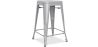 Buy Bistrot Metalix Stool Matte Metal - 60cm - New edition Light grey 60324 with a guarantee