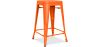 Buy Bistrot Metalix Stool Matte Metal - 60cm - New edition Orange 60324 in the Europe