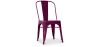 Buy Dining chair Bistrot Metalix Industrial Square Metal - New Edition Purple 32871 with a guarantee
