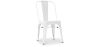 Buy Dining chair Bistrot Metalix Industrial Square Metal - New Edition White 32871 - in the EU