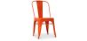 Buy Dining chair Bistrot Metalix Industrial Square Metal - New Edition Orange 32871 - in the EU