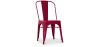 Buy Dining chair Bistrot Metalix Industrial Square Metal - New Edition Fuchsia 32871 - in the EU