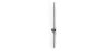 Buy Aluminum stick wall light in modern design, 100cm - Grobe Black 60422 - in the EU