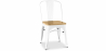 Buy Bistrot Metalix Chair Square Wooden - Metal White 32897 - in the EU