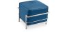 Buy SQUAR Footrest (Ottoman) - Faux Leather Dark blue 55762 in the Europe