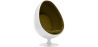 Buy Armchair Ele Chair - White exterior - Faux Leather Olive 13193 - in the EU