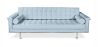 Buy Design Sofa Trendy (3 seats) - Faux Leather Pastel blue 13259 - in the EU