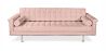 Buy Design Sofa Trendy (3 seats) - Faux Leather Pastel pink 13259 - prices
