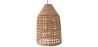 Buy Rattan Pendant Lamp, Boho Bali Style - Grau Natural 60491 - in the EU