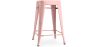 Buy Bar Stool Bistrot Metalix Industrial Design Metal - 60 cm - New Edition Pastel orange 60122 - in the EU